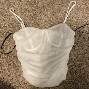 Mesh crop top